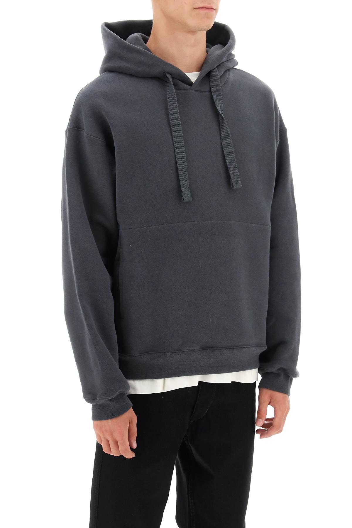 Lemaire hoodie in fleece-back cotton-1
