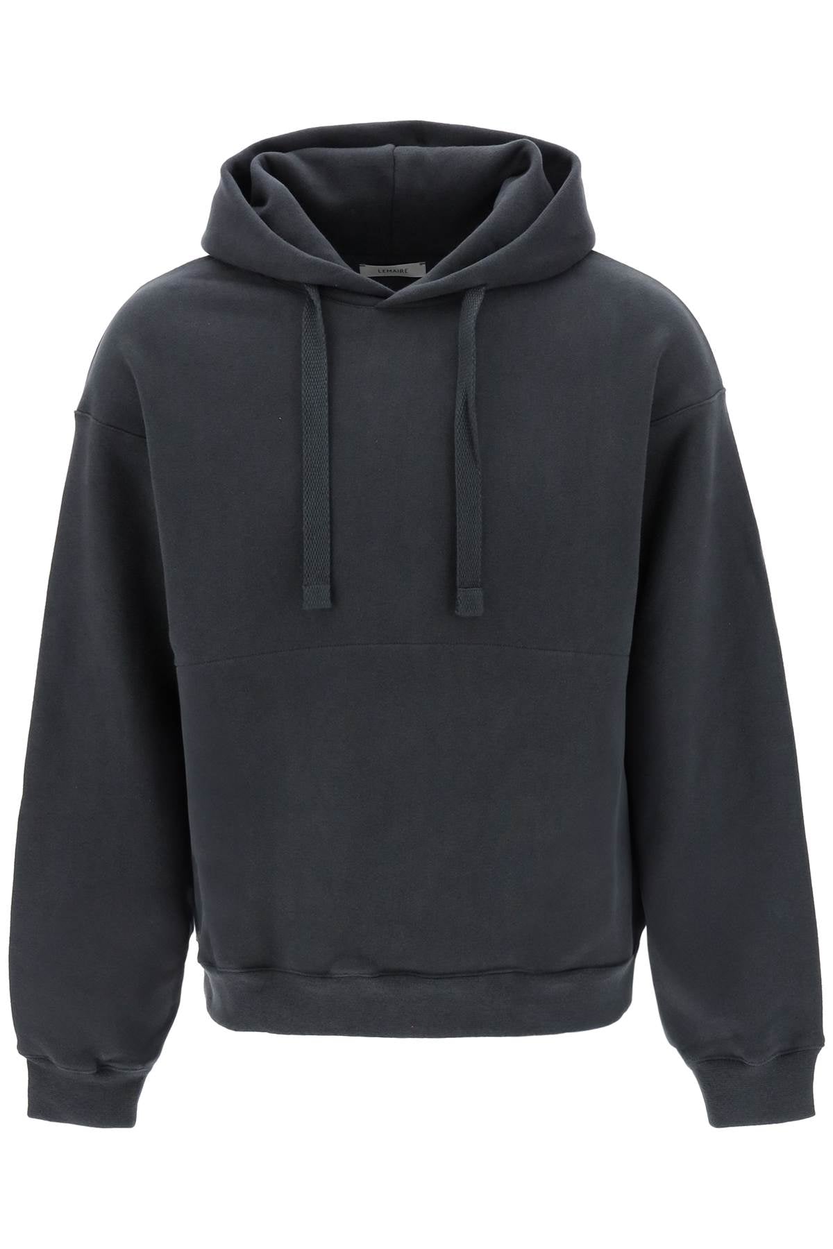 Lemaire hoodie in fleece-back cotton-0