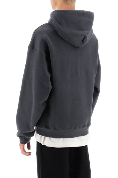 Lemaire hoodie in fleece-back cotton-2