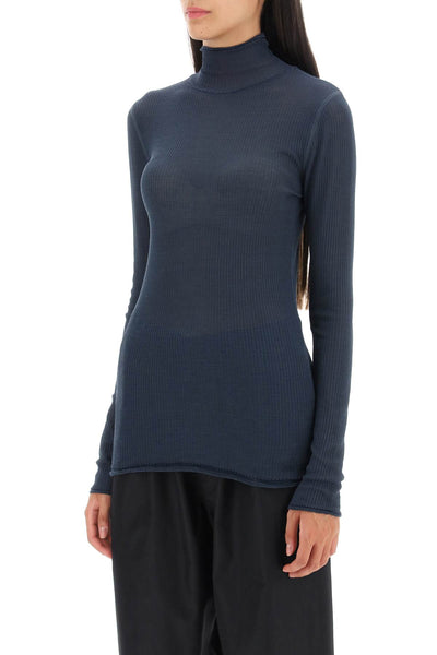 Lemaire seamless silk turtleneck sweater-3