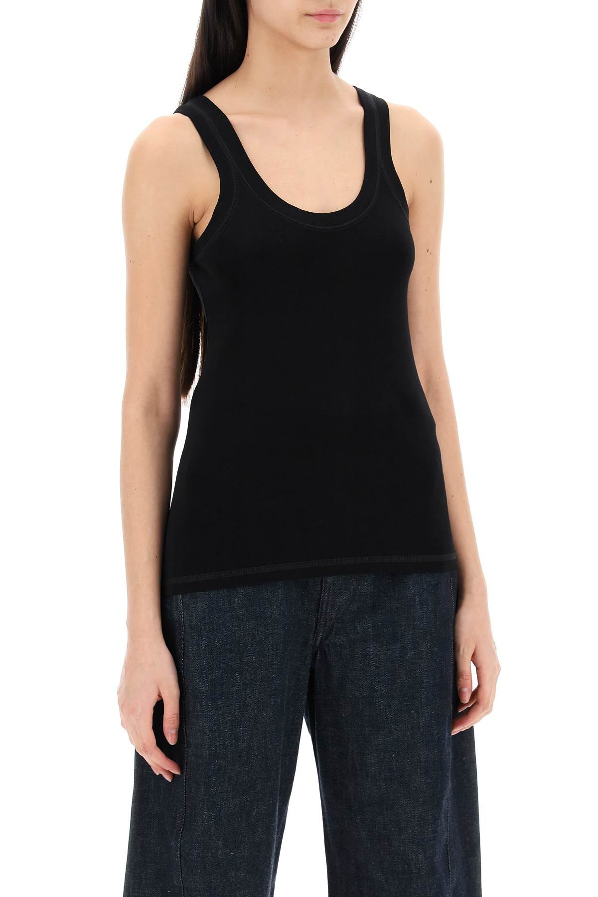 Lemaire ribbed sleeveless top with-1