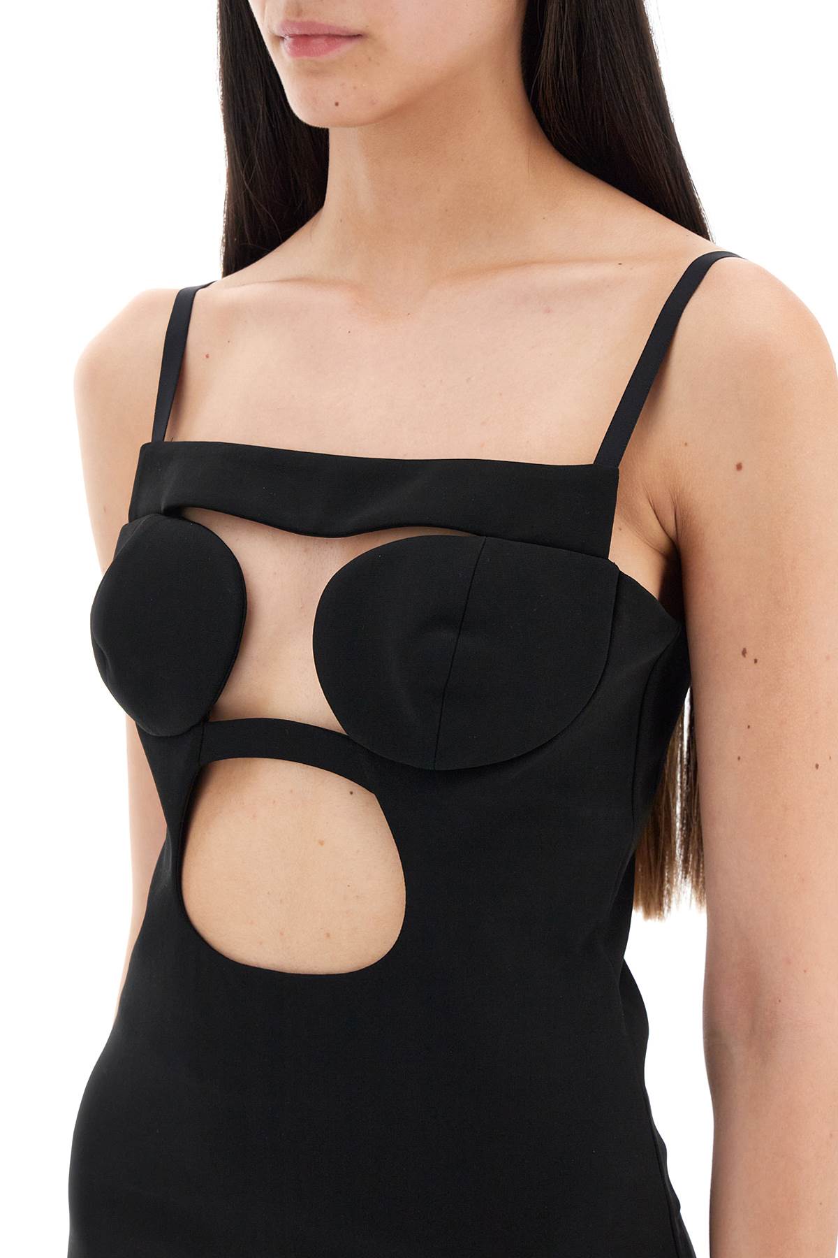 Nensi dojaka cut-out top with padded cup-3