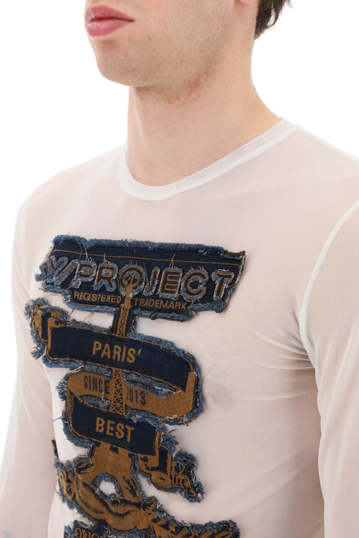 Y project paris' best long sleeve mesh t-shirt-3