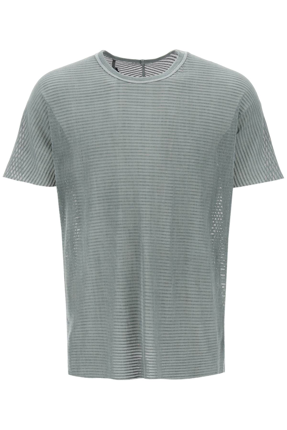 Boris bidjan saberi cotton perforated t-shirt-0