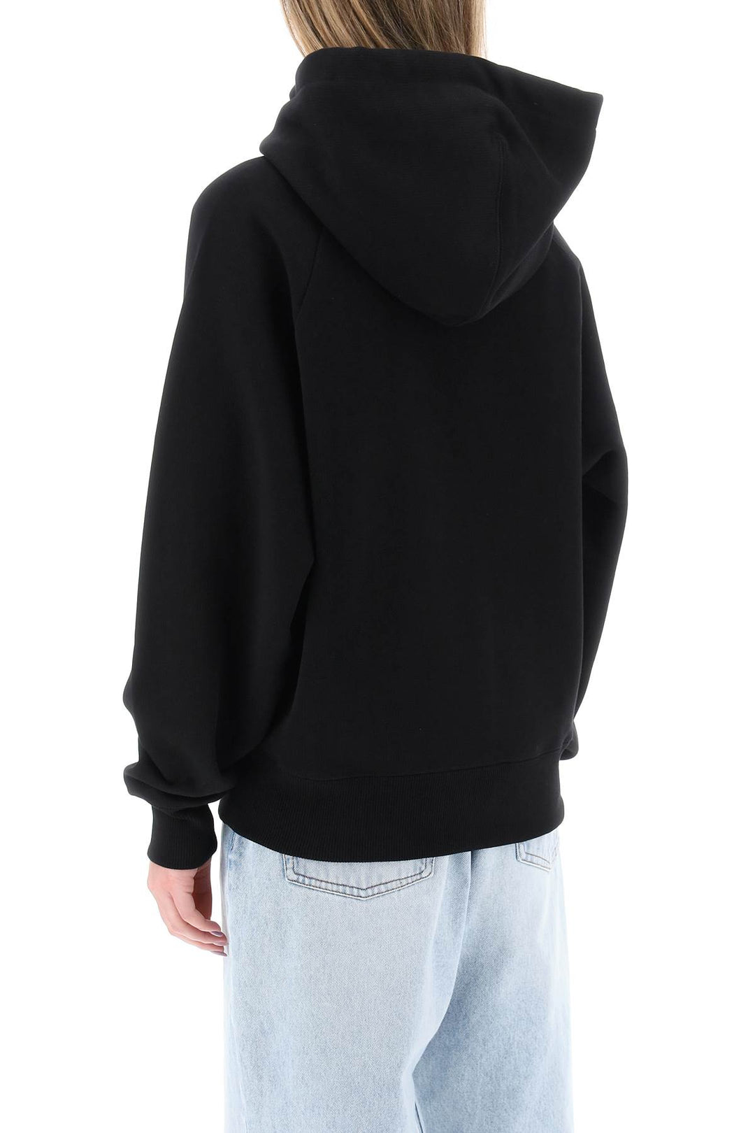 Ami paris organic cotton hoodie with hood-3