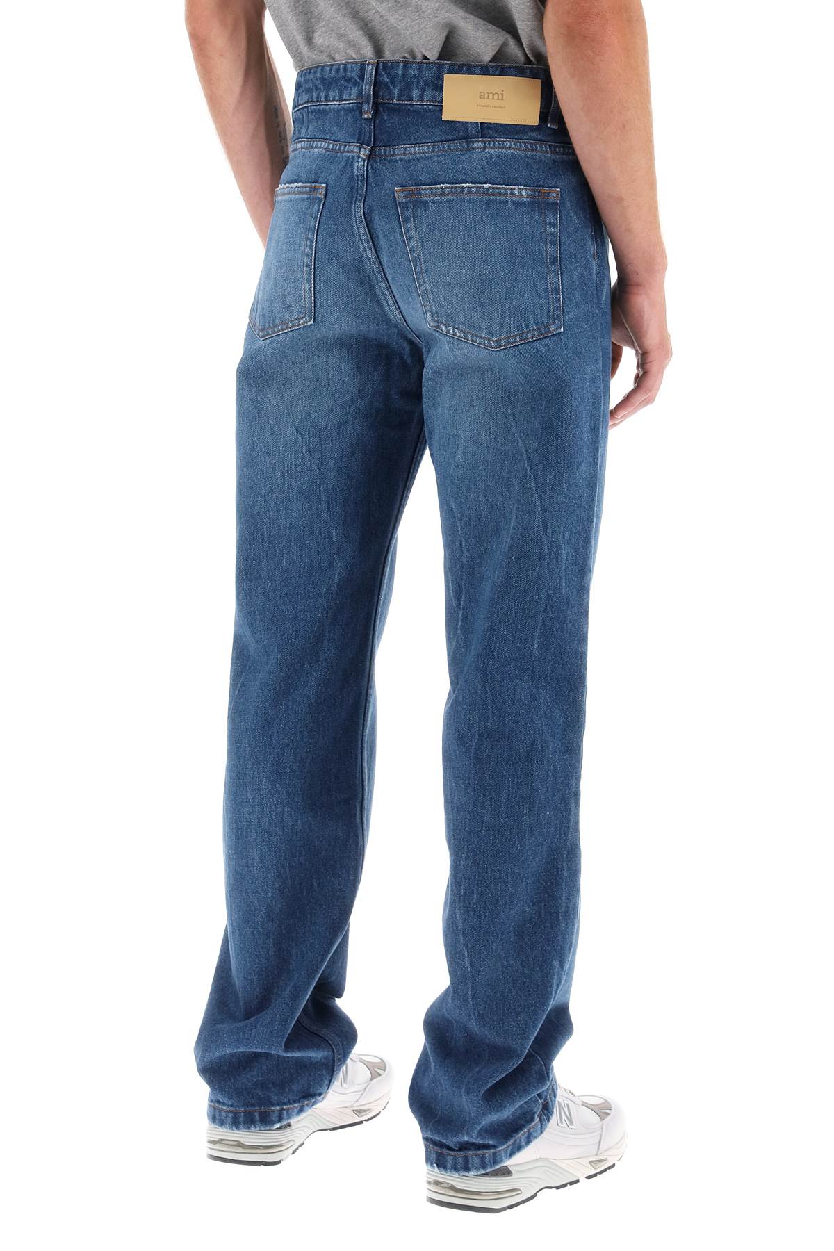 Ami paris loose jeans with straight cut-2