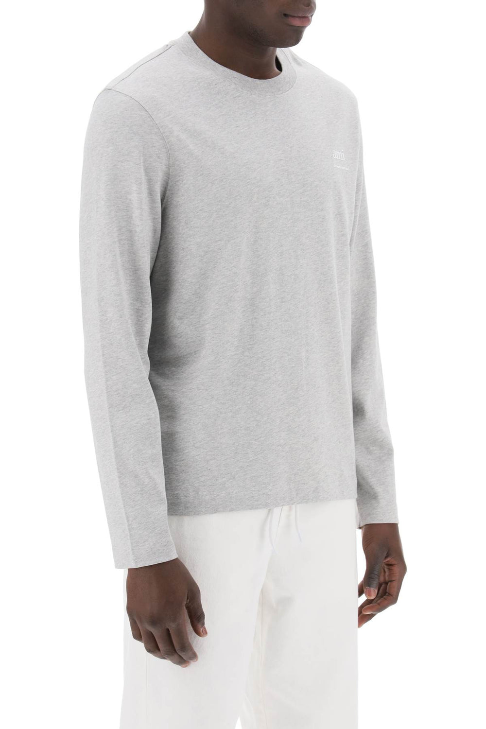 Ami paris long-sleeved cotton t-shirt for-1