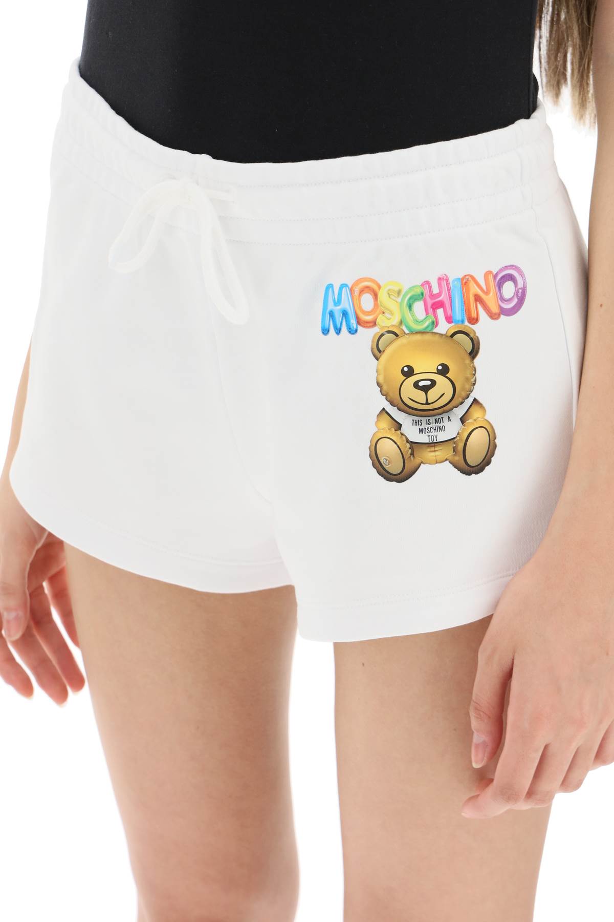 Moschino logo printed shorts-3