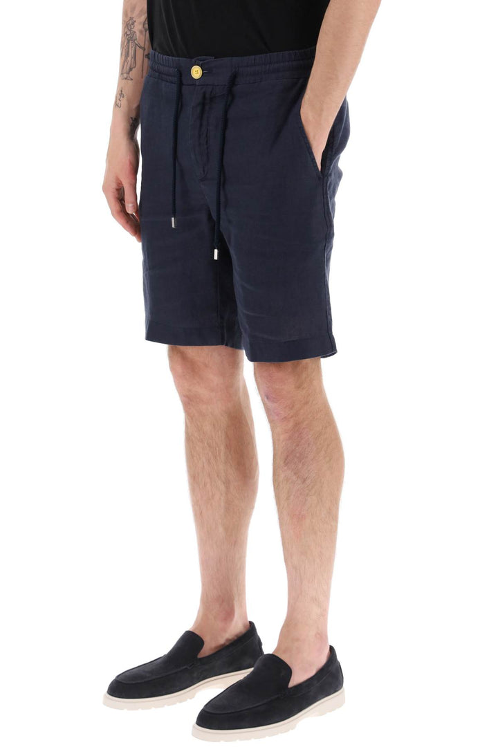 Vilebrequin linen drawstring shorts-3