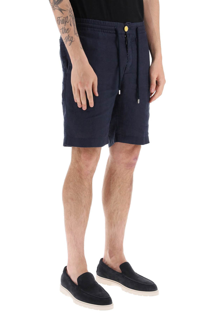 Vilebrequin linen drawstring shorts-1