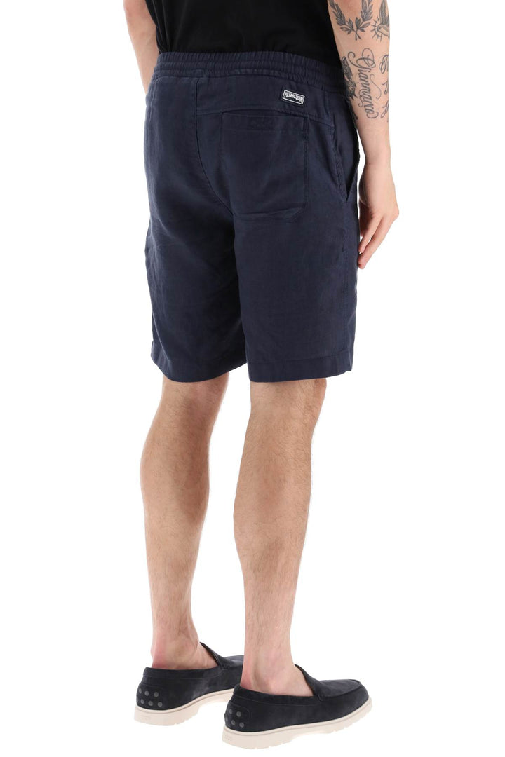 Vilebrequin linen drawstring shorts-2