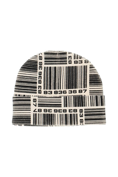 Vtmnts barcode monogram beanie hat-1