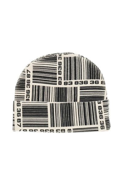 Vtmnts barcode monogram beanie hat-0