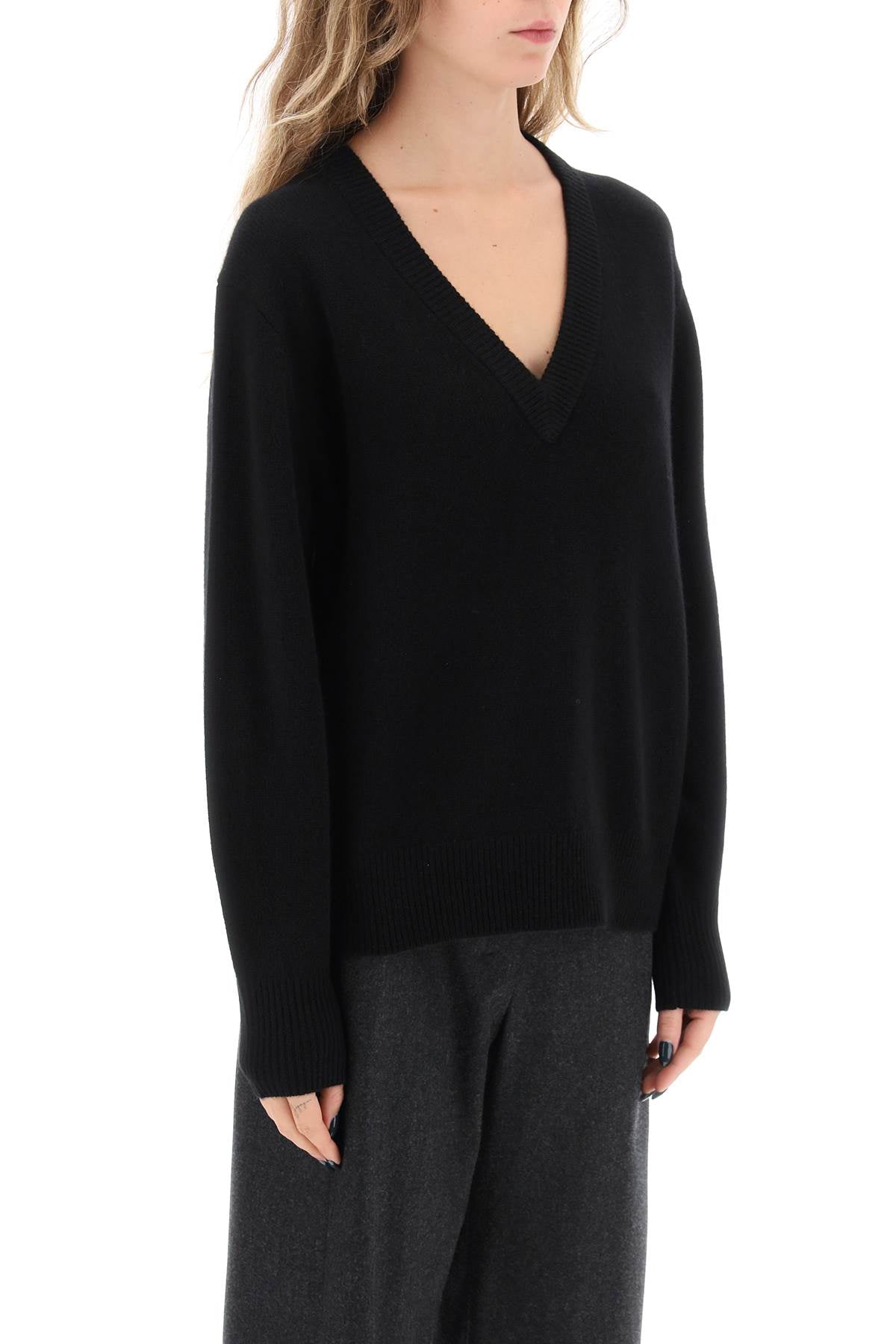 Guest in residence the v cashmere sweater-1