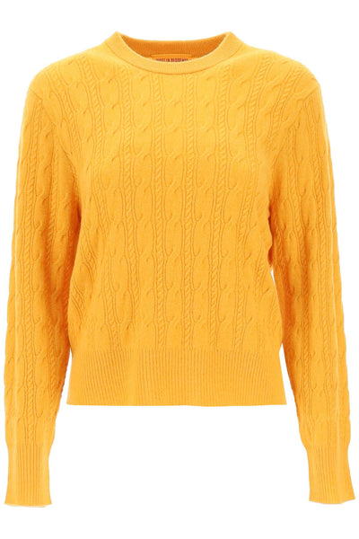 Guest in residence twin cable cashmere sweater-0