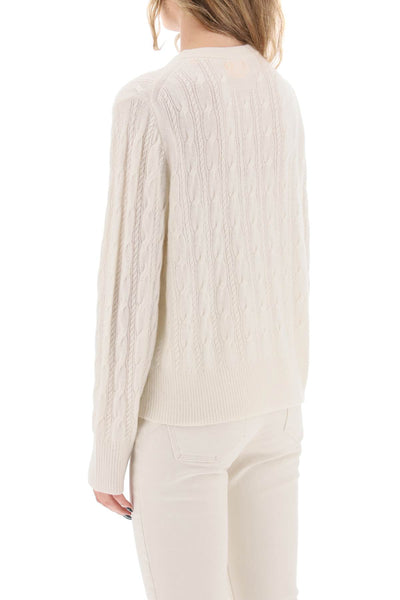 Guest in residence twin cable cashmere sweater-2