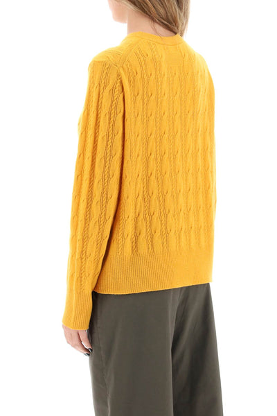 Guest in residence twin cable cashmere sweater-2