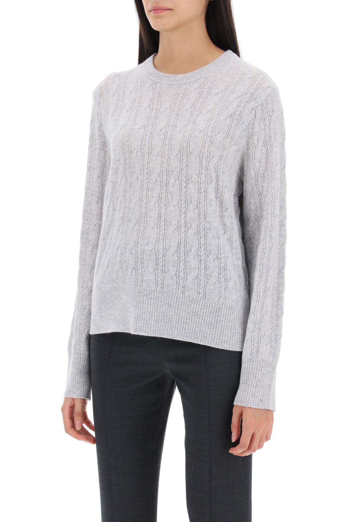 Guest in residence twin cable cashmere sweater-3