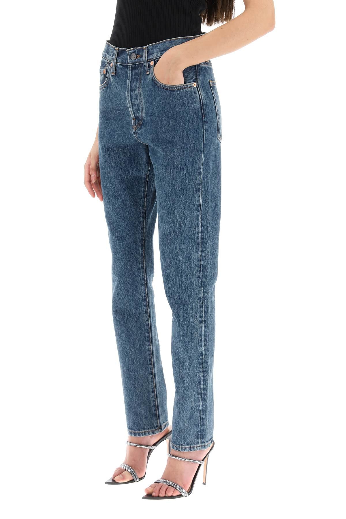 Wardrobe.nyc slim jeans with acid wash-3