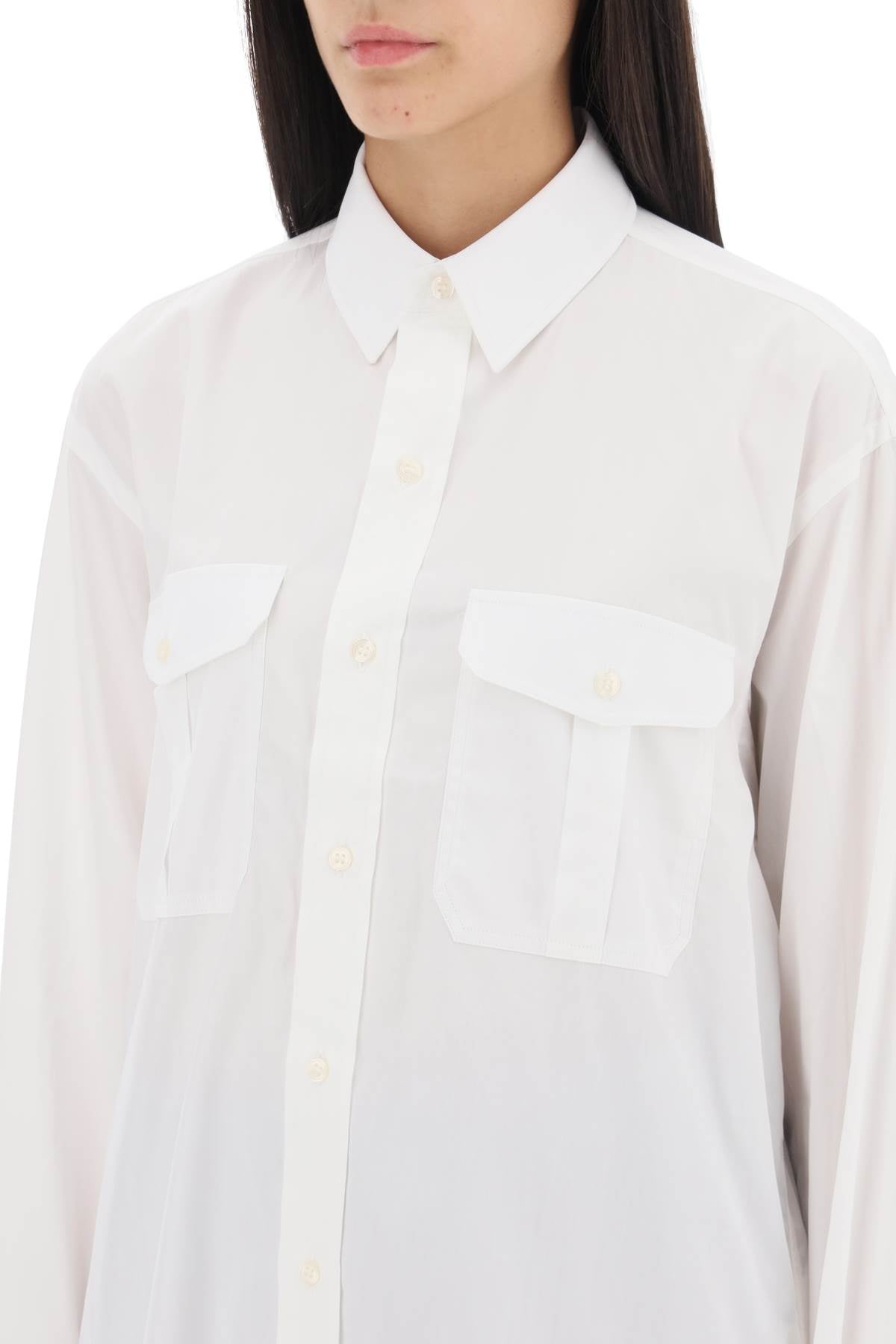 Wardrobe.nyc maxi shirt in cotton batista-3