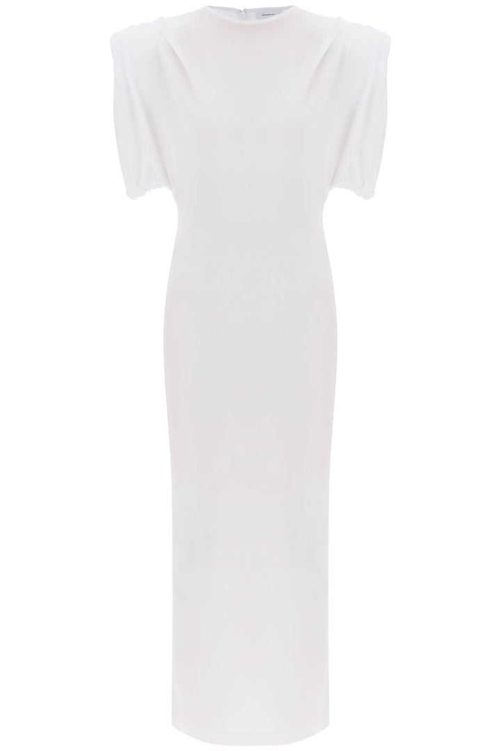 Wardrobe.nyc midi sheath dress with structured shoulders-0