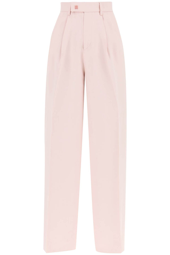 Amiri pants with wide leg and pleats-0