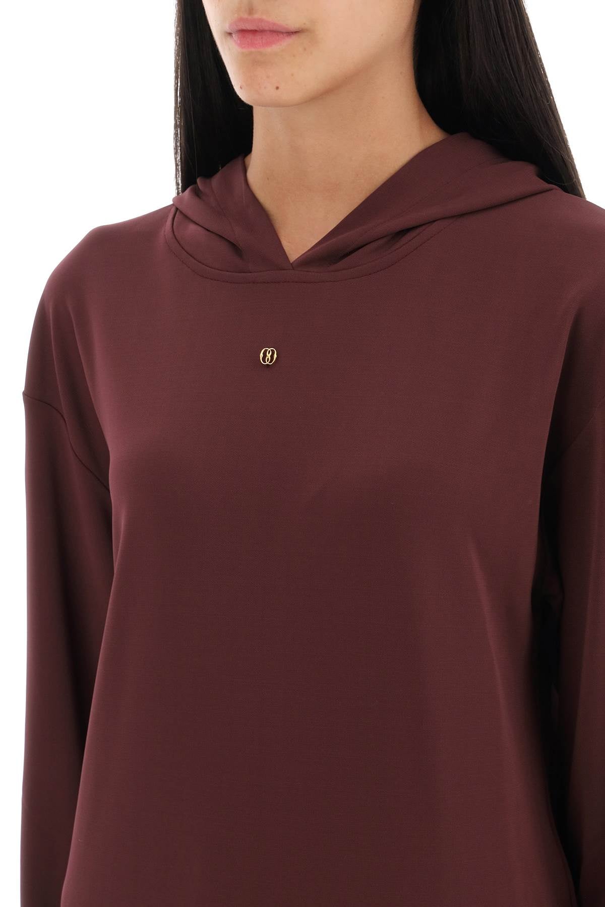 Bally jersey hoodie with bally emblem-3