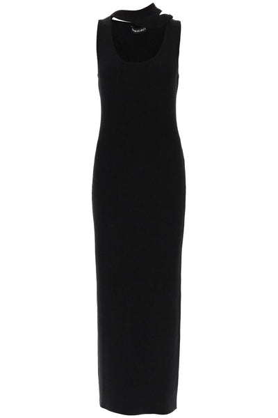 Y project ribbed knit maxi dress-0