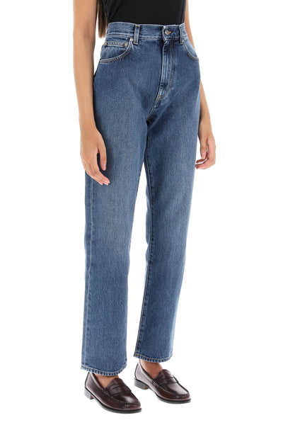 Loulou studio cropped straight cut jeans-1
