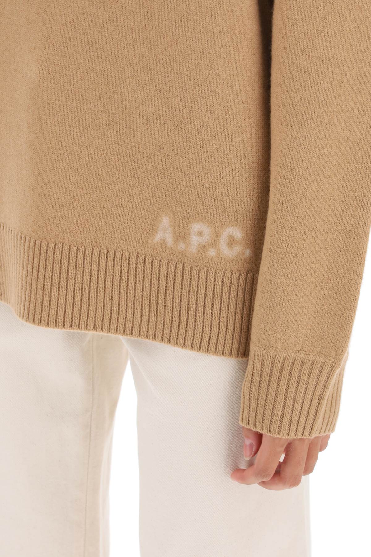 A.p.c. 'walter' virgin wool turtleneck sweater-3