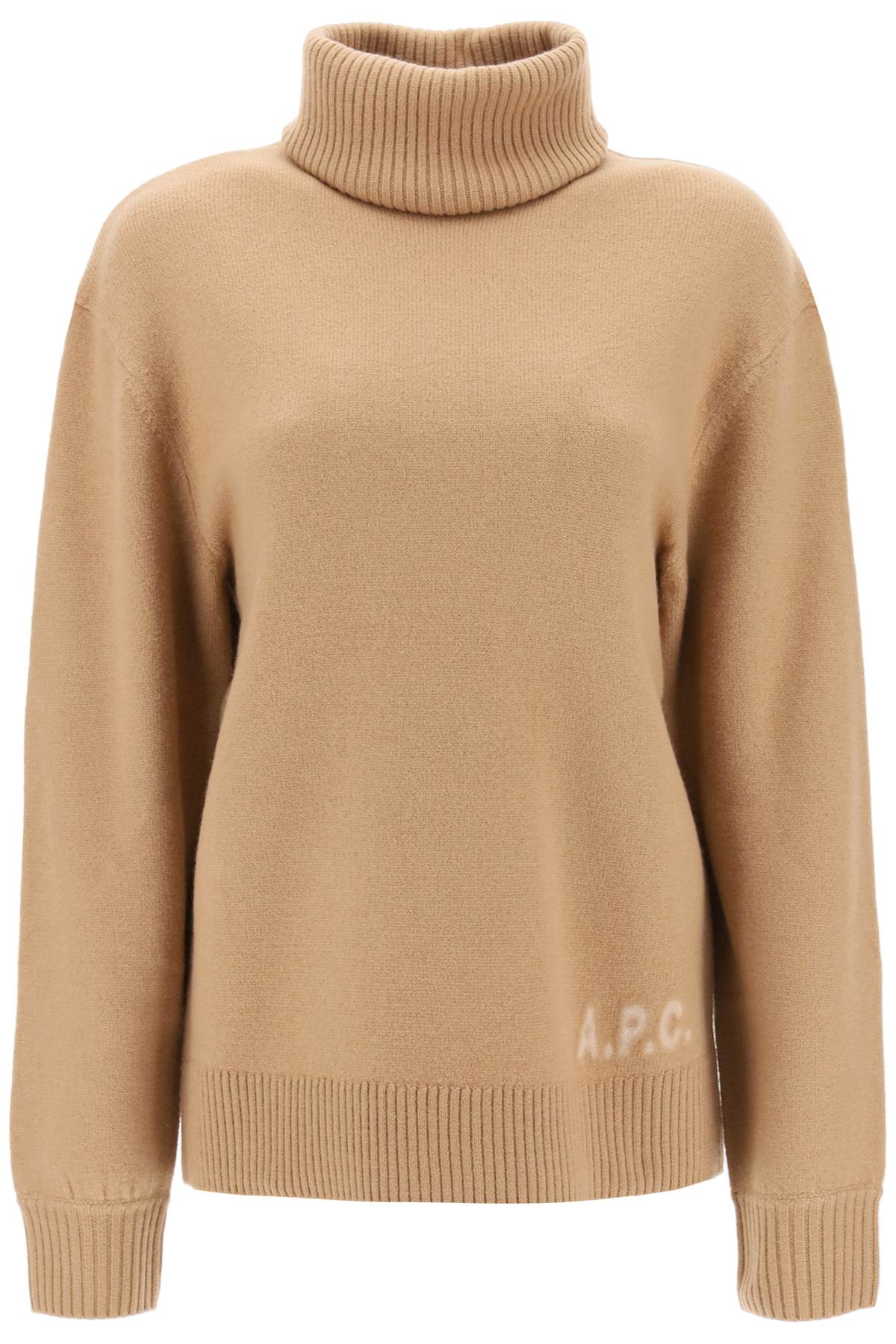 A.p.c. 'walter' virgin wool turtleneck sweater-0
