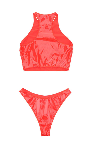 Oséree latex bikini set-1