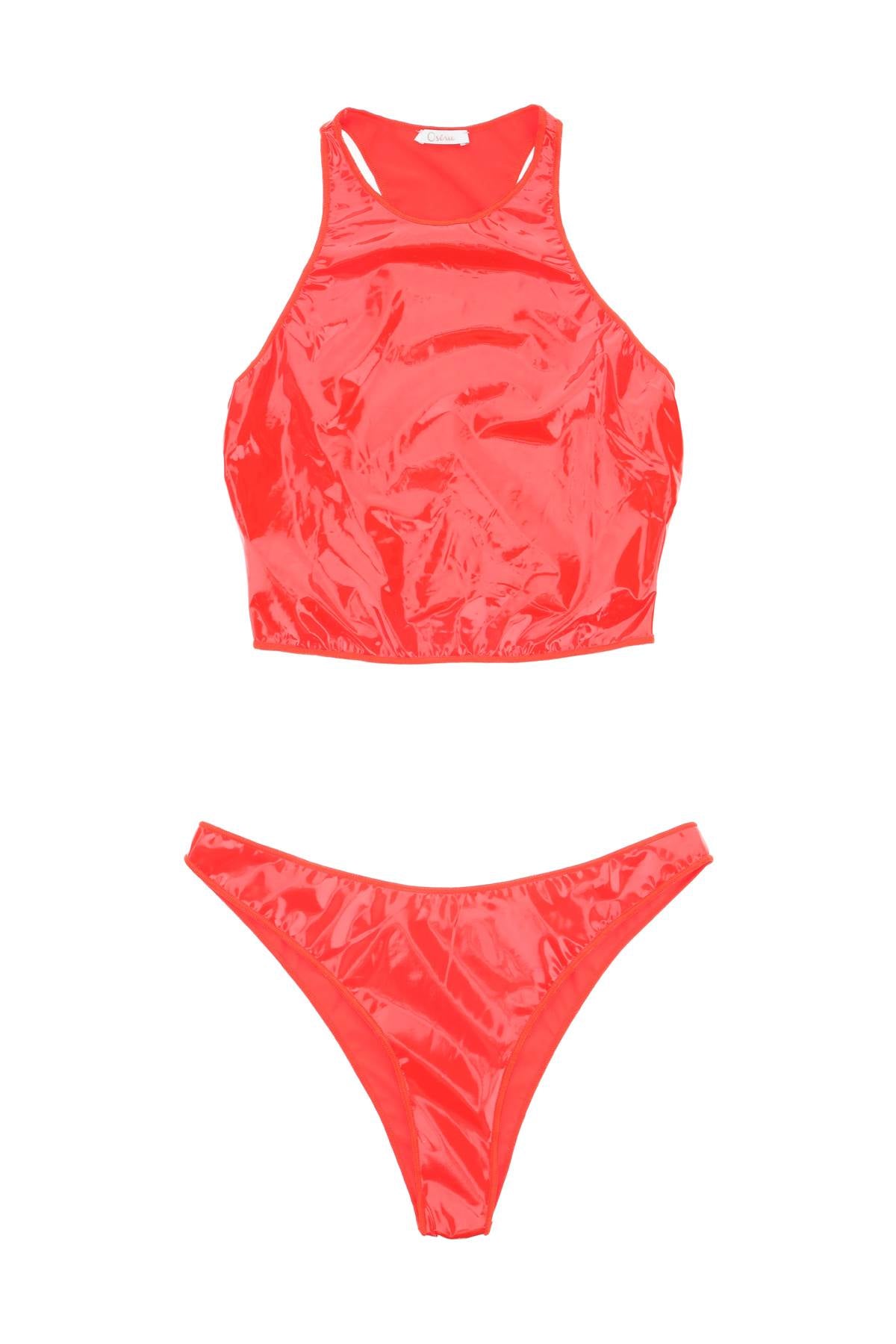 Oséree latex bikini set-0