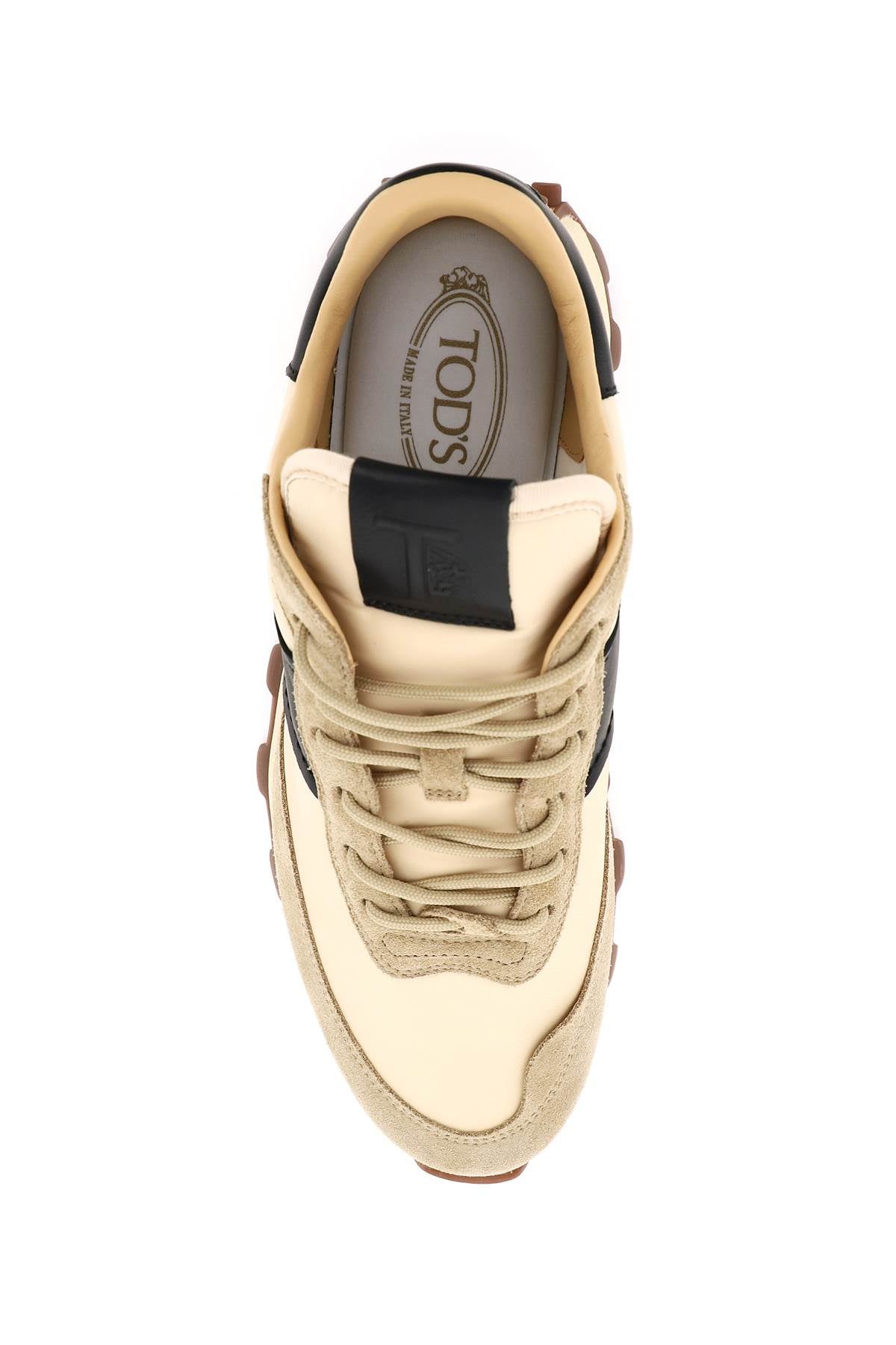 Tod's suede leather and nylon 1t sneakers-1