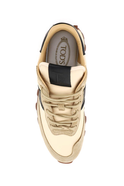 Tod's suede leather and nylon 1t sneakers-1