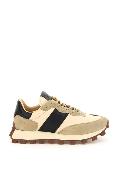 Tod's suede leather and nylon 1t sneakers-0