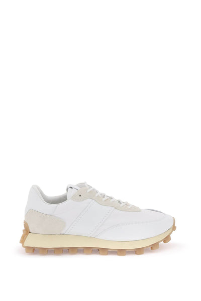 Tod's leather and fabric 1t sneakers-0