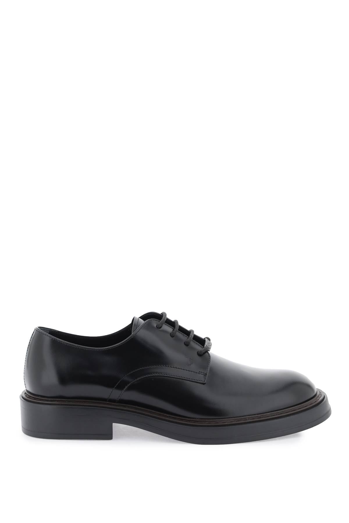 Tod's leather lace-up shoes-0