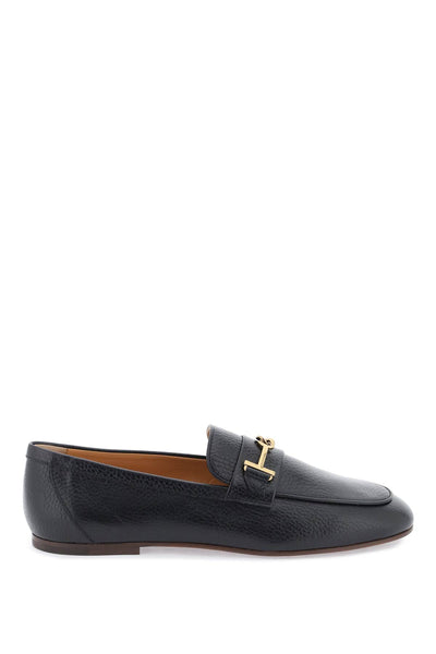 Tod's leather loafers with bow-0