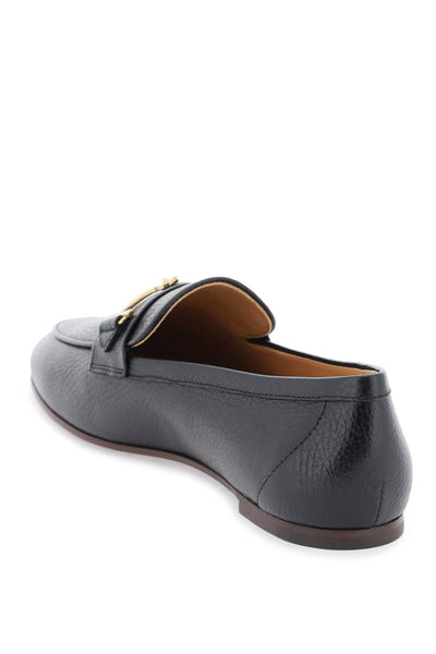 Tod's leather loafers with bow-2