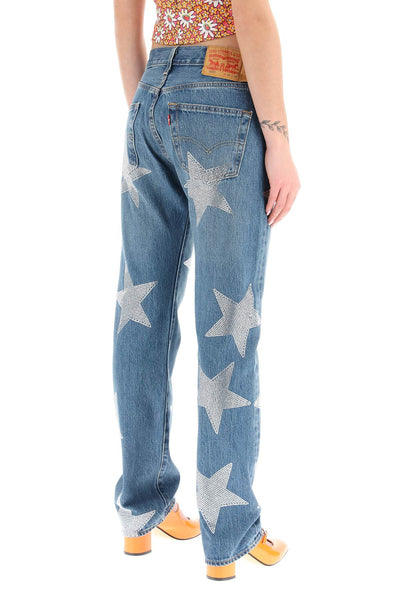 Collina strada 'rhinestone star' jeans x levis-2