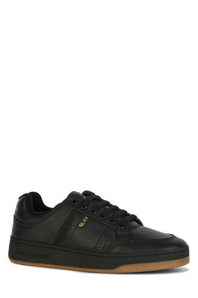 Saint Laurent Black Calf Leather Low Top Sneakers #men, Black, EU40/US7, EU41/US8, EU42/US9, EU43/US10, feed-agegroup-adult, feed-color-Black, feed-gender-male, Men - New Arrivals, Saint Laurent, Sneakers - Men - Shoes at SEYMAYKA