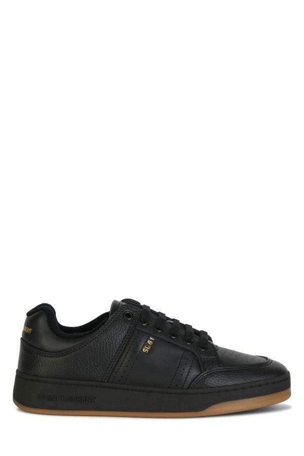 Saint Laurent Black Calf Leather Low Top Sneakers #men, Black, EU40/US7, EU41/US8, EU42/US9, EU43/US10, feed-agegroup-adult, feed-color-Black, feed-gender-male, Men - New Arrivals, Saint Laurent, Sneakers - Men - Shoes at SEYMAYKA