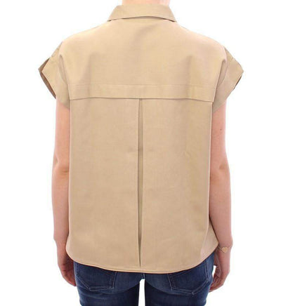 Andrea Incontri  Sleeveless Blouse Top #women, Andrea Incontri, Beige, Catch, feed-agegroup-adult, feed-color-beige, feed-gender-female, feed-size-IT40|S, Gender_Women, IT40|S, Kogan, Tops & T-Shirts - Women - Clothing at SEYMAYKA