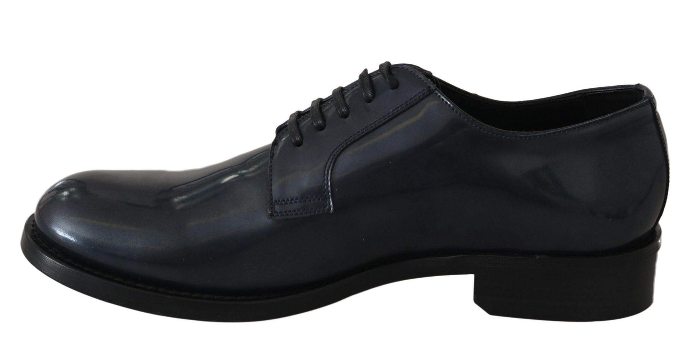 Dolce & Gabbana  Blue Leather Derby Dress Formal Shoes #men, Blue, Brand_Dolce & Gabbana, Catch, Category_Shoes, Dolce & Gabbana, EU39/US6, feed-agegroup-adult, feed-color-blue, feed-gender-male, feed-size-US6, Formal - Men - Shoes, Gender_Men, Kogan, Shoes - New Arrivals at SEYMAYKA