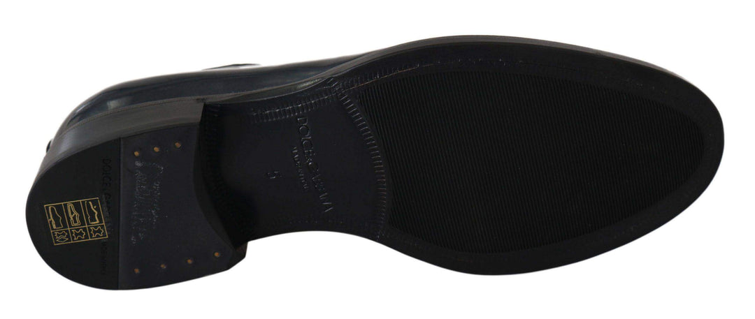 Dolce & Gabbana  Blue Leather Derby Dress Formal Shoes #men, Blue, Brand_Dolce & Gabbana, Catch, Category_Shoes, Dolce & Gabbana, EU39/US6, feed-agegroup-adult, feed-color-blue, feed-gender-male, feed-size-US6, Formal - Men - Shoes, Gender_Men, Kogan, Shoes - New Arrivals at SEYMAYKA