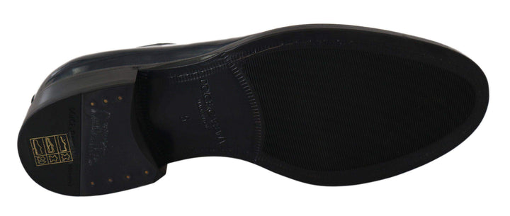 Dolce & Gabbana  Blue Leather Derby Dress Formal Shoes #men, Blue, Brand_Dolce & Gabbana, Catch, Category_Shoes, Dolce & Gabbana, EU39/US6, feed-agegroup-adult, feed-color-blue, feed-gender-male, feed-size-US6, Formal - Men - Shoes, Gender_Men, Kogan, Shoes - New Arrivals at SEYMAYKA