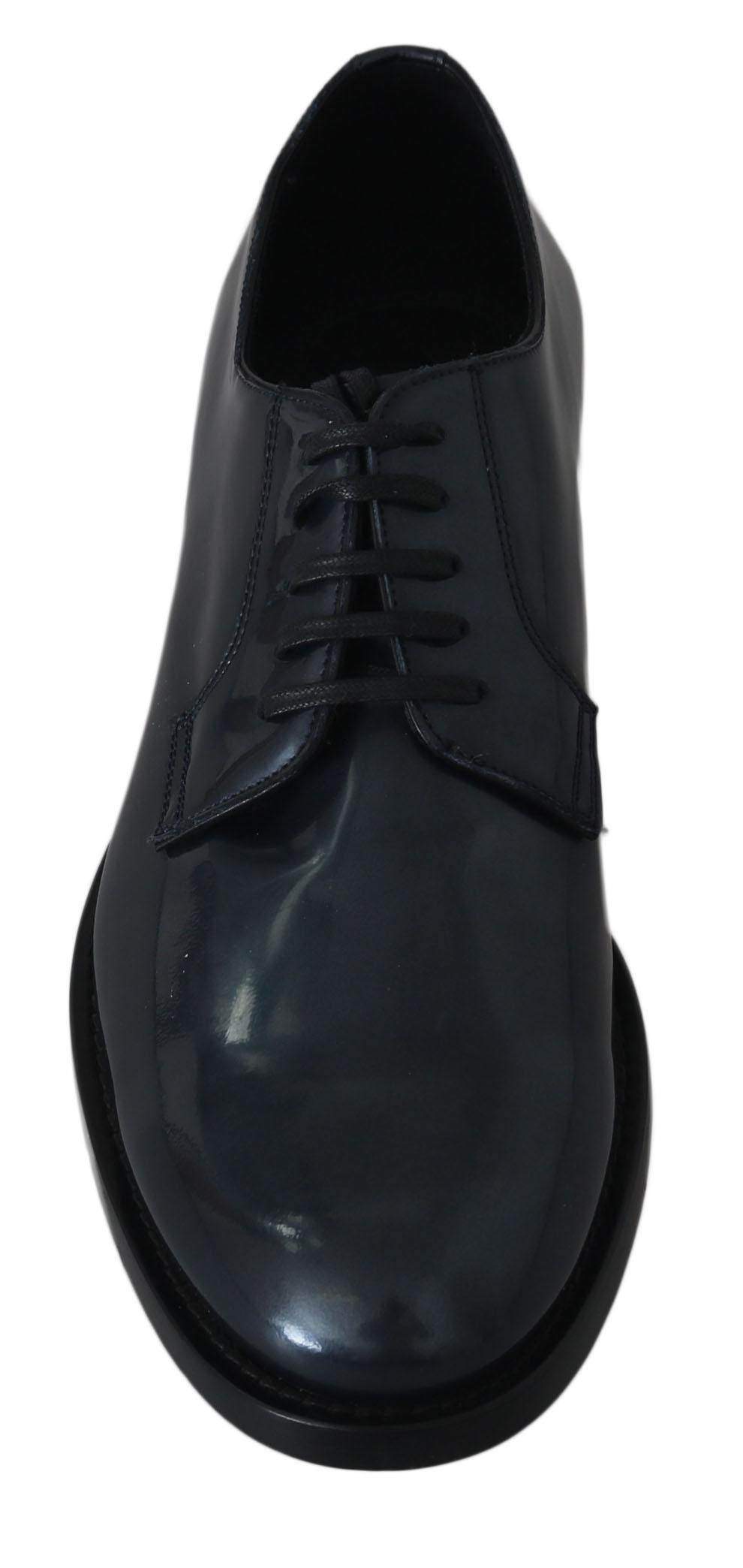 Dolce & Gabbana  Blue Leather Derby Dress Formal Shoes #men, Blue, Brand_Dolce & Gabbana, Catch, Category_Shoes, Dolce & Gabbana, EU39/US6, feed-agegroup-adult, feed-color-blue, feed-gender-male, feed-size-US6, Formal - Men - Shoes, Gender_Men, Kogan, Shoes - New Arrivals at SEYMAYKA