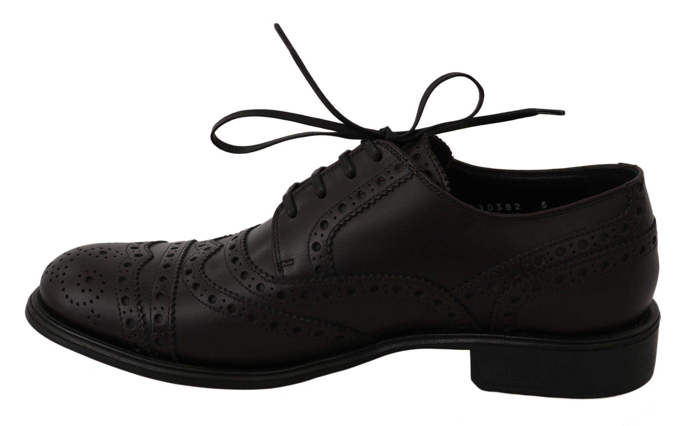 Dolce & Gabbana  Black Leather Wingtip Oxford Dress  Shoes #men, Bordeaux, Brand_Dolce & Gabbana, Catch, Category_Shoes, Dolce & Gabbana, EU39/US6, EU40/US7, feed-agegroup-adult, feed-color-bordeaux, feed-gender-male, feed-size-US6, feed-size-US7, Formal - Men - Shoes, Gender_Men, Kogan, Shoes - New Arrivals at SEYMAYKA