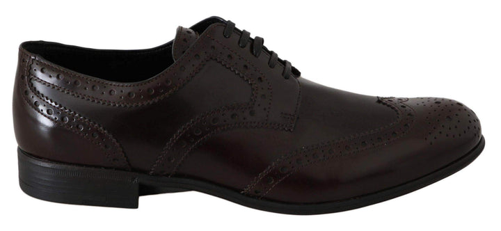 Dolce & Gabbana  Brown Leather Broques Oxford Wingtip Shoes #women, Boots - Women - Shoes, Brand_Dolce & Gabbana, Brown, Catch, Category_Shoes, Dolce & Gabbana, EU35.5/US5, EU36/US5.5, EU37.5/US7, EU37/US6.5, EU38.5/US8, EU40/US9.5, feed-agegroup-adult, feed-color-brown, feed-gender-female, feed-size-US5, feed-size-US5.5, feed-size-US6.5, feed-size-US7, feed-size-US9.5, Gender_Women, Kogan, Shoes - New Arrivals at SEYMAYKA
